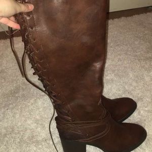 NEW* brown leather boots